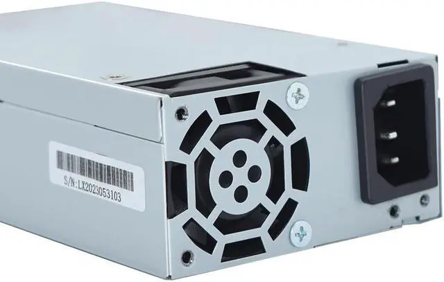 Alt view image 7 of 7 - New For NAS POS Cash Register Machine ATX 350W PSU 180-264V 24Pin For Mini ITX Case Small 1U Flex PC Power Supply