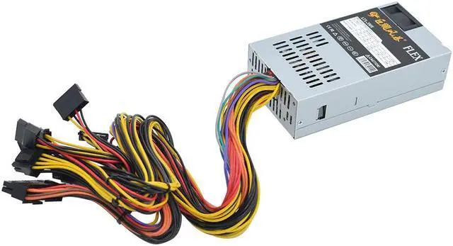 Alt view image 4 of 7 - New For NAS POS Cash Register Machine ATX 350W PSU 180-264V 24Pin For Mini ITX Case Small 1U Flex PC Power Supply