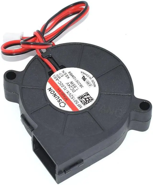 Alt view image 2 of 5 - New For SUNON MF50152VX-1L02C-A99 5015 50*50*15MM 24V 1.95W 2Pin 3D Printer Centrifugal Turbine Blower Cooling Fan