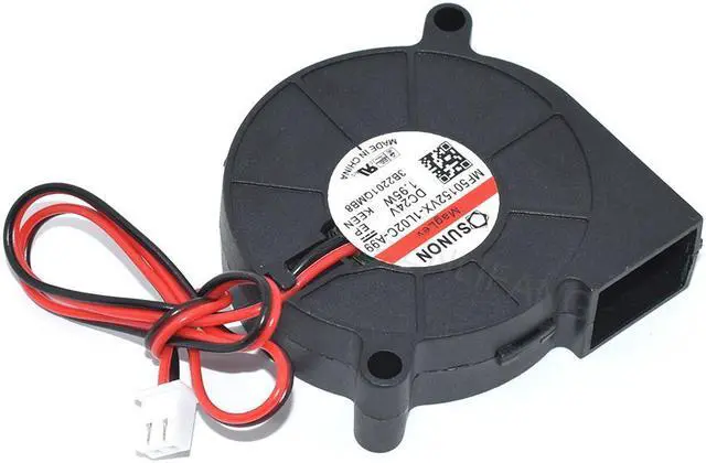 Alt view image 3 of 5 - New For SUNON MF50152VX-1L02C-A99 5015 50*50*15MM 24V 1.95W 2Pin 3D Printer Centrifugal Turbine Blower Cooling Fan