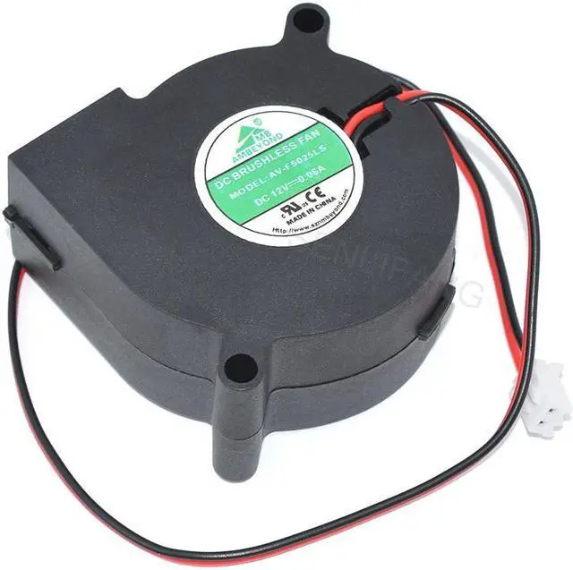 Alt view image 5 of 5 - New For AMBEYOND AV-F5025LS 12V 0.06A 5CM 2Pin Silent Centrifugal Turbo Blower Humidifier Cooling Fan