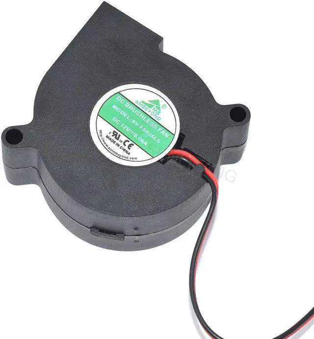 Alt view image 3 of 5 - New For AMBEYOND AV-F5025LS 12V 0.06A 5CM 2Pin Silent Centrifugal Turbo Blower Humidifier Cooling Fan