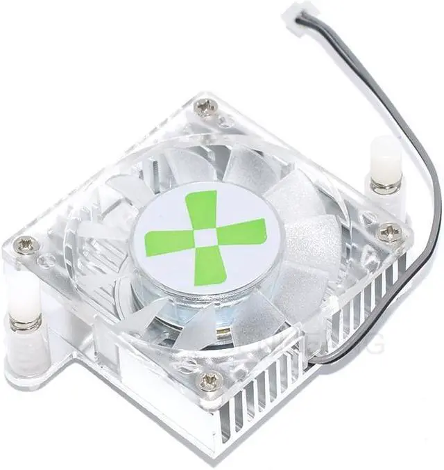 Alt view image 3 of 6 - New Heatsink 4012 For RADXA Rock Pi 5B Accessories 2-Wire Aluminum Cooling Fan