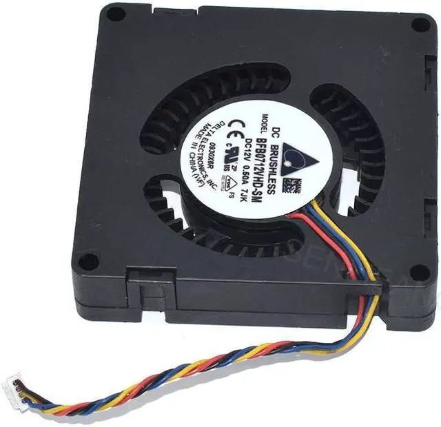 Alt view image 3 of 5 - New For BFB0712VHD 7JK 12V 0.5A 7015 70X70X15MM 7CM 4-Wire Blower Turbine Centrifugal Cooling Fan