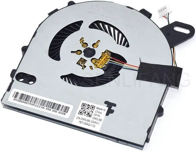 Main image of For Inspiron 15 7560 7572 15-7560 Vostro 5468 5568 V5468 V5568 CPU Fan 0W0J86 CN-0W0J85 W0J85 DC28000ICR0 Cooling DC5V 0.5A