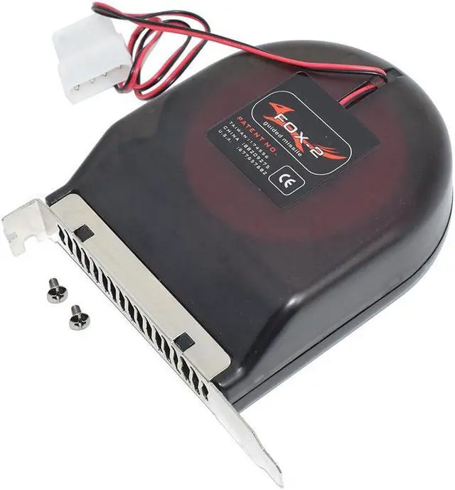 Alt view image 2 of 5 - Good Quality Computer Chassis Cooling Fan For FOX-2 System Blower DC12V PCI Slot Bit Long Life Bearing Design High Air Flow