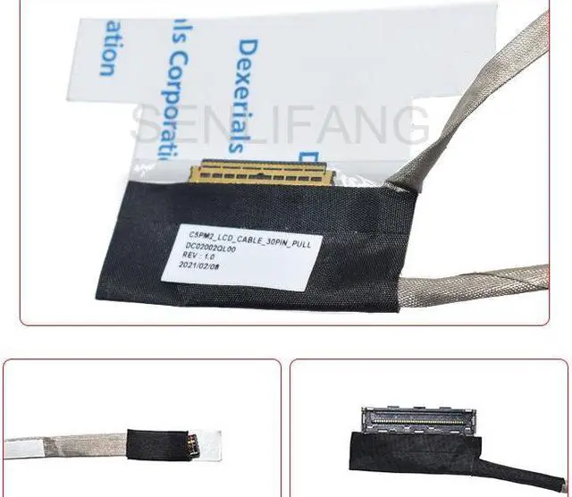 Alt view image 5 of 5 - New For Acer Aspire VX15 VX5-591G N16C7 VX5-591 30pin Laptop LCD LED Display Ribbon Screen Cable DC02002QL00 50.GM1N2.008 C5PM2