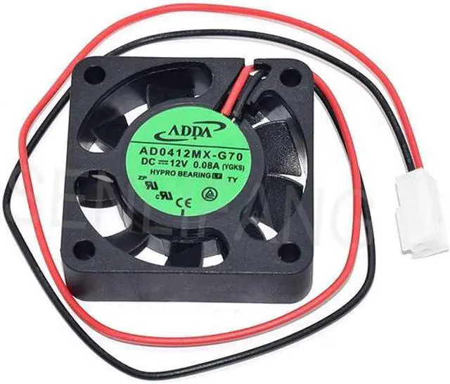 Main image of New 40MM 4010 Cooler AD0412MX-G70 For ADDA 40*40*10MM DC12V 0.08A 2-Line Hydraulic Bearing Silent Cooling Fan