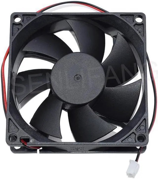 Alt view image 2 of 5 - HDH0812EA -A Cooling 8025 DC12V 0.38A Square Fan 80*80*25MM Two Lines Cooler Well Fully Tested