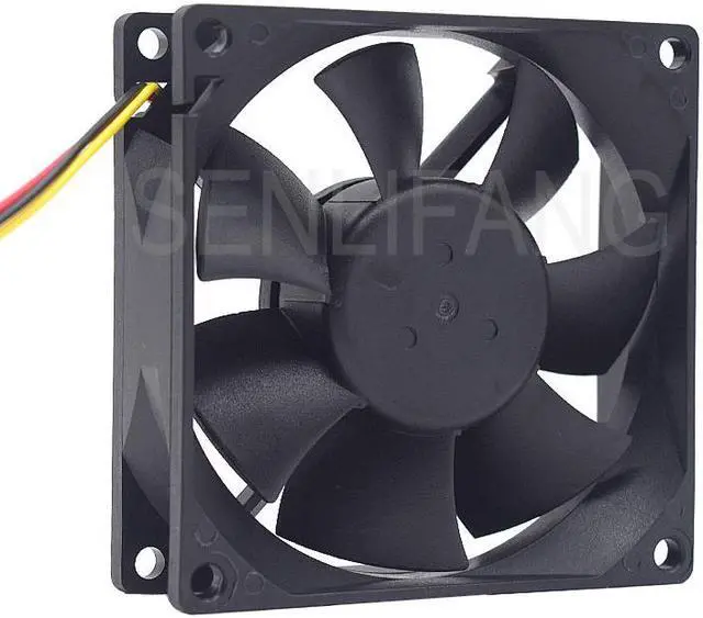 Alt view image 3 of 3 - New For PE80252B3-000U-G99 DC 24V 3.29W 80x80x25mm 3-Wire Server Cooling Fan