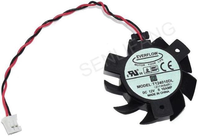 Main image of Well Tested EVERFLOW T124010DL DC12V 0.1A  Graphics Cooling Fan