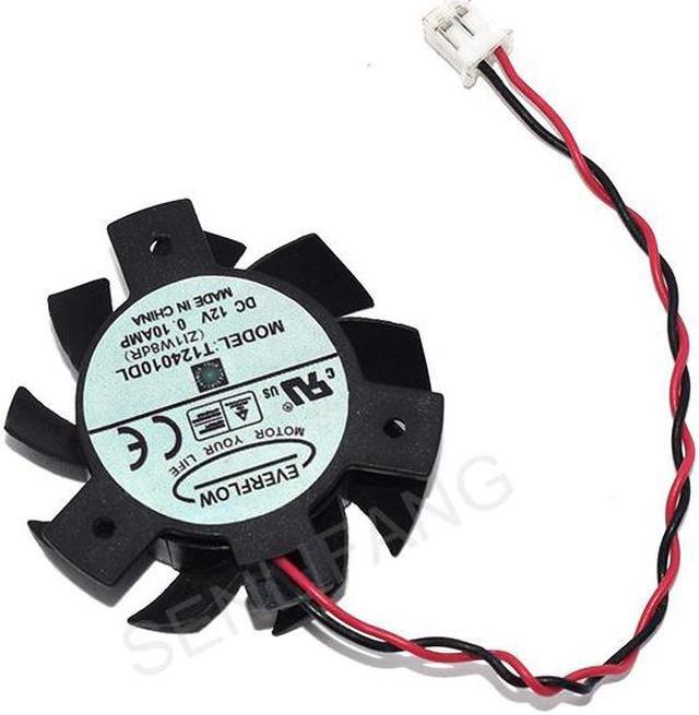 Alt view image 3 of 5 - Well Tested EVERFLOW T124010DL DC12V 0.1A  Graphics Cooling Fan