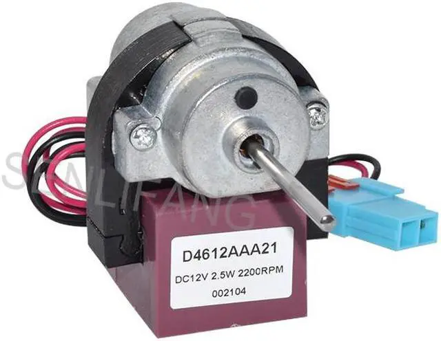Alt view image 2 of 4 - Original Refrigerator Fan Motor  D4612AAA13 D4612AAA21 DC12V 2.5W 2200RPM Two Lines