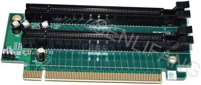 Alt view image 4 of 5 - For DA0F03TB4C1 Dual Slot Pice PCI-E X16 Extension Card 2U PCI-E Graphics Video Card For E5 Two-way Server Well Tested