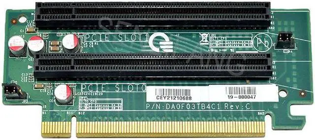 Alt view image 2 of 5 - For DA0F03TB4C1 Dual Slot Pice PCI-E X16 Extension Card 2U PCI-E Graphics Video Card For E5 Two-way Server Well Tested