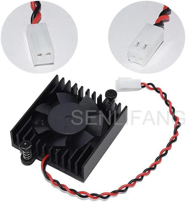 Alt view image 4 of 5 - New Cooler For DVR HDCVI Camera Cooling DC5V BGA  2 Wires Chipset Fan