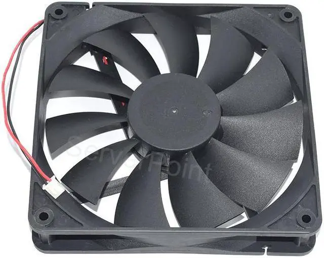 Alt view image 2 of 5 - Genuine New AFB1312M AFB1312M-SM02 DC12V 0.38A SE02 2-wire Server Square Cooling Fan