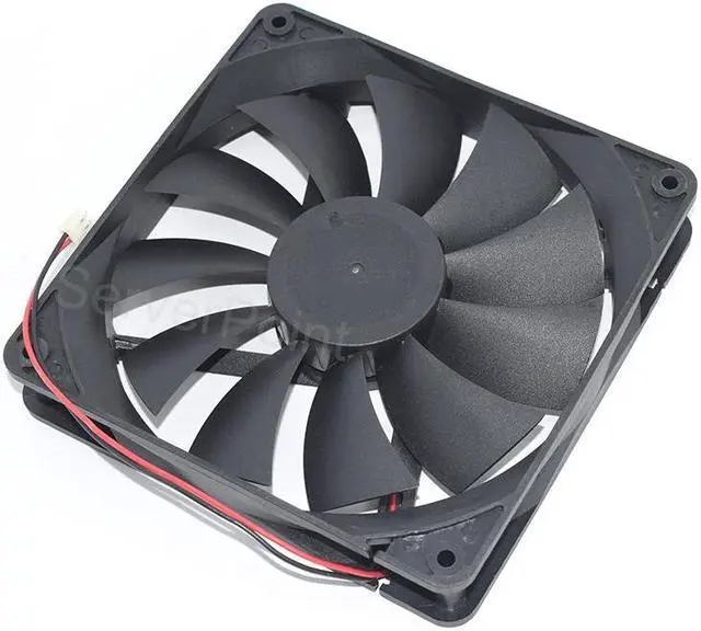 Alt view image 4 of 5 - Genuine New AFB1312M AFB1312M-SM02 DC12V 0.38A SE02 2-wire Server Square Cooling Fan
