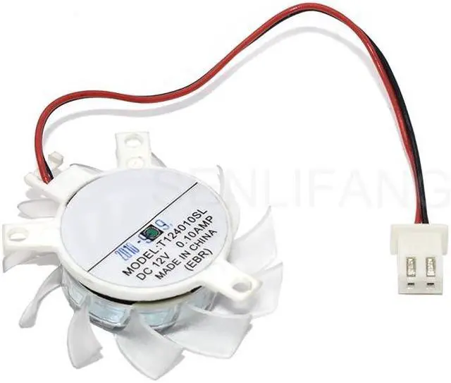 Main image of Brand New Cooler T124010SL R124010SL 37mm 23x29x29mm 12V 0.10A 2Pin For Gigabyte GT210 Card Cooling Fan