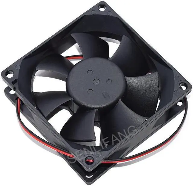 Alt view image 2 of 5 - Brand New YTD158025S DC 15V 0.35A 80x80x25mm 2-Wire Square Cooling Fan