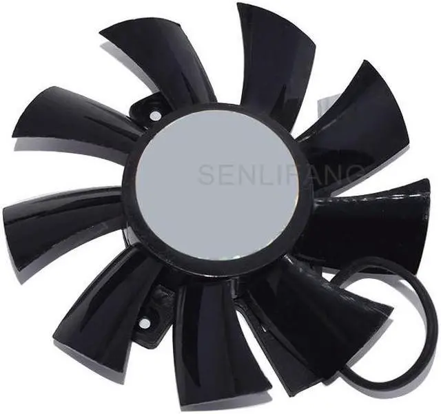 Alt view image 3 of 5 - New For ARX FS1280-A1842C 12 V 0.28 A DC 75 MM C.T.C 40 MM Two-Wire Frameless Video Card Fan