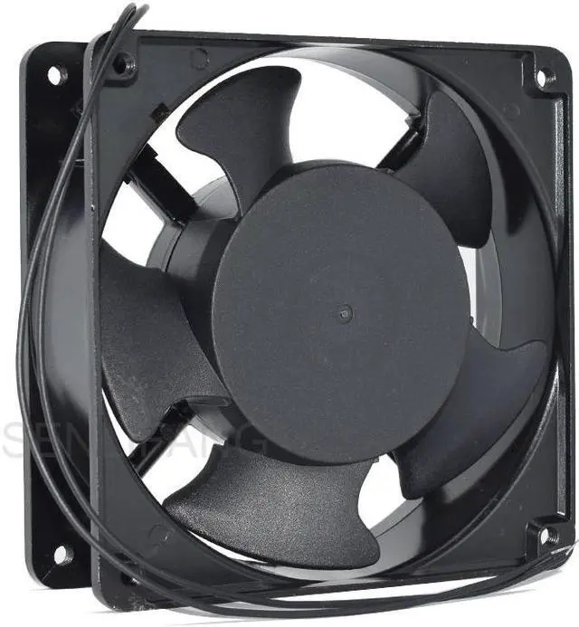 Alt view image 4 of 4 - Well Tested 12CM AC220V 0.12A 20W 12038 120*120*38MM BT220 Cooler 12038B2HL 2 Pins Freezer Cooling Fan
