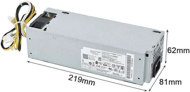 Alt view image 2 of 6 - For Dell 3050 3060 3650 5050 7050 6Pin 240W Power Supply H240ES-02 L240AM-00 L240AM-02 AC240AM-00 B240NM-00 H240NM-00 0J61WF New