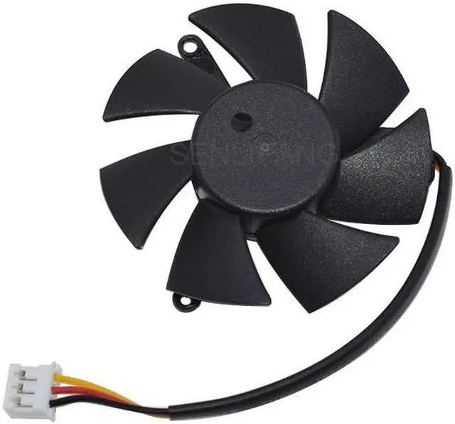 Alt view image 2 of 5 - Brand New Original gtx1050 / 1050ti FS1250-S2053A 12V 0.19a 3-wire Graphics Card Fan