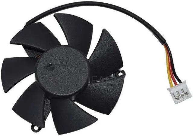 Alt view image 3 of 5 - Brand New Original gtx1050 / 1050ti FS1250-S2053A 12V 0.19a 3-wire Graphics Card Fan