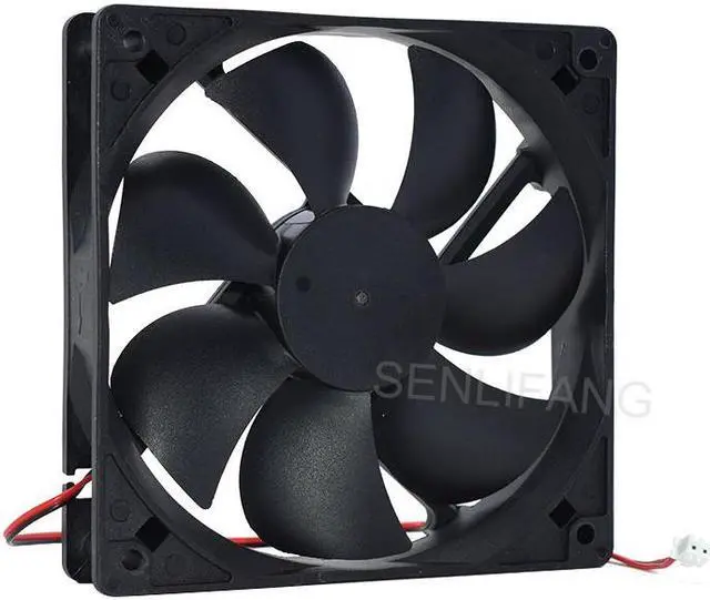 Alt view image 2 of 5 - Brand New AG12024XB257100 12025 24V 0.46A 12cm DC 2-wire Square Cooling Fan