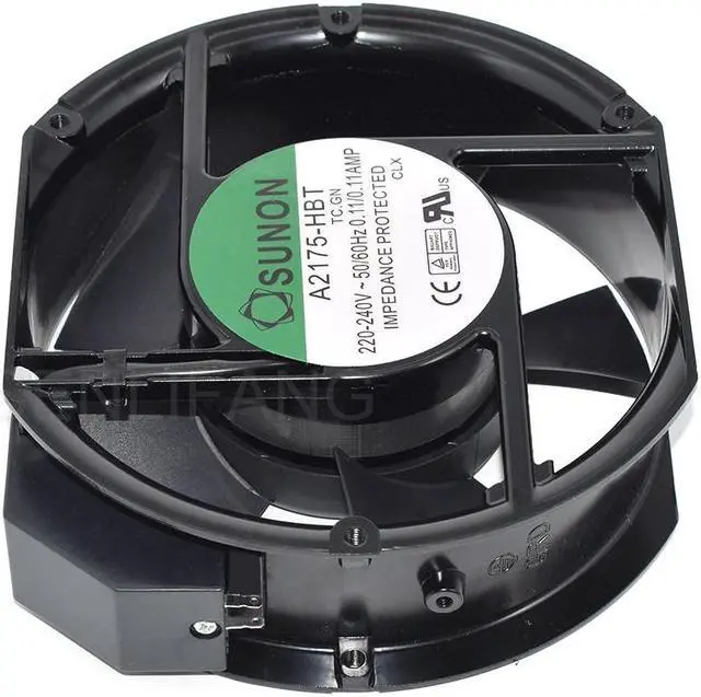 Alt view image 3 of 5 - For SUNON A2175-HBT TC.GN A2175-HBL 220-240V 0.11AMP 1751 172*150*51mm Equipment Cabinet Cooling Fan Well Tested