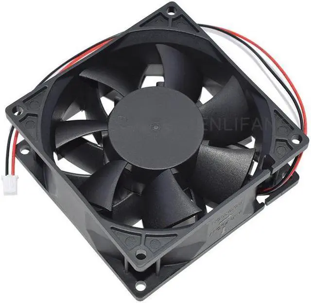 Alt view image 4 of 4 - Genuine New Fully Tested 92*92*38 MM BDB9238H24 24 V 0.33 A 2-Wire Cooling Fan