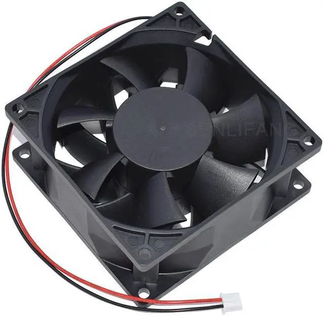 Alt view image 2 of 4 - Genuine New Fully Tested 92*92*38 MM BDB9238H24 24 V 0.33 A 2-Wire Cooling Fan