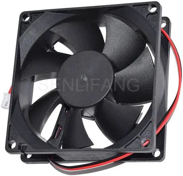 Alt view image 2 of 5 - NEW TX8025L12S DC 12V 0.08A 8025 8CM 80*80*25MM Ultra Quiet Cooling Fan 2 Wires