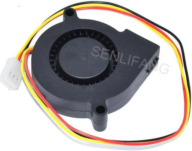 Alt view image 2 of 2 - New CF-12515 DC12V 0.18A 50x50x15mm 3-Pin Server Cooling Fan