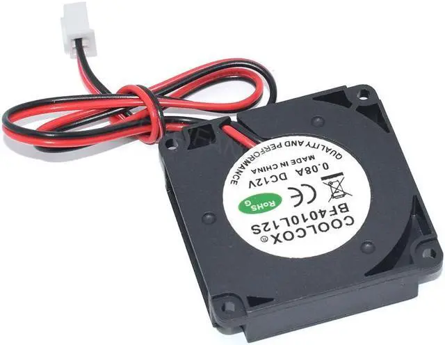Alt view image 3 of 6 - BF4010L12S 40*40*10MM 4010 4CM New Blower Turbo Cooling Fan DC12V 0.08A 2Lines 3D Printer Cooler For J-head Hotend Reprap