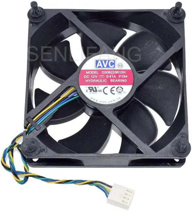 Main image of Well Tested Cooling DS09225R12H 9025 9CM Four Lines PWM DC12V 0.41A For Lenovo 11S3104122 with Rubber foot pad