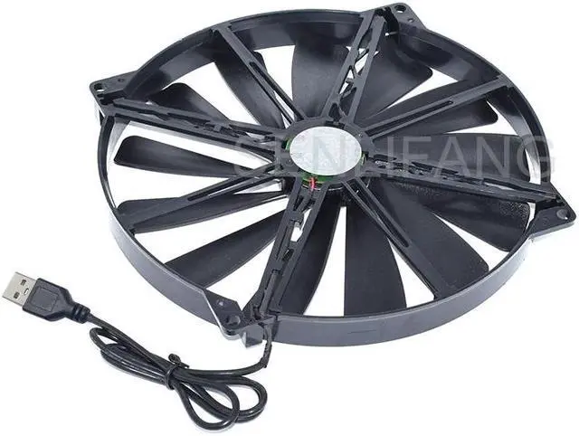 Alt view image 3 of 4 - New For Cooler Master A20020-07CA-2JN-F1  DF2002005SELN DC5V 0.30A 20cm 200*200*20MM USB Cooling Fan