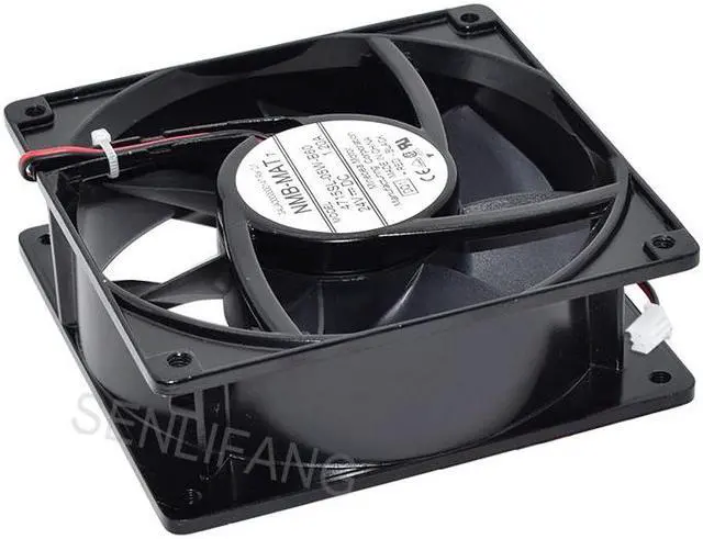 Alt view image 2 of 3 - Genuine New 4715SL-05W-B60 24V 1.2A For NMB 12038 2-wire Inverter Aluminum Frame Fan