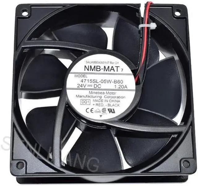 Main image of Genuine New 4715SL-05W-B60 24V 1.2A For NMB 12038 2-wire Inverter Aluminum Frame Fan
