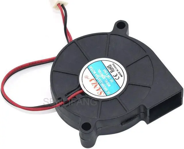 Main image of Hot Selling For SANLY SF5015SL 5cm 5015 50x50x15mm 2Pin 2-Wire 12V 0.06A 0.72W Industrial Blower For Humidifier Cooling Fan New