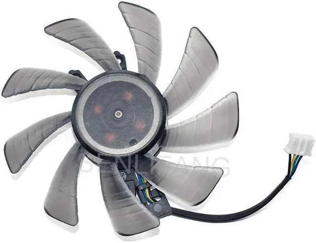 Alt view image 3 of 3 - GA92H2H DC 12V 0.35A 4-Wire C.T.C 49x46x16mm Dia. 85mm PWM Graphics Fan For GTX760 New