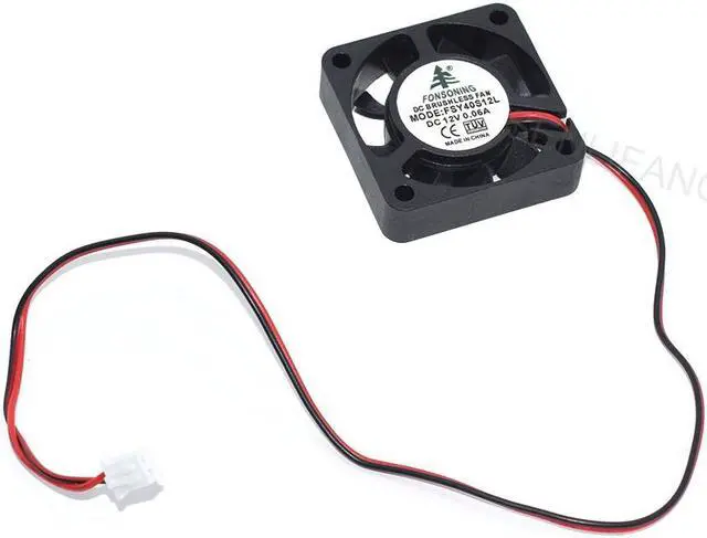 Alt view image 3 of 4 - New DC12V 0.06A 4cm 40*40*10mm 2Pin For FONSONING 4010 FSY40S12L Mute Cooling Fan