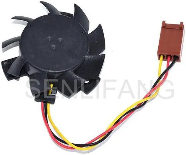 Alt view image 2 of 2 - Genuine New ASB0412VHA  DC 12v 0.16A 3-Wire Server Cooling Fan