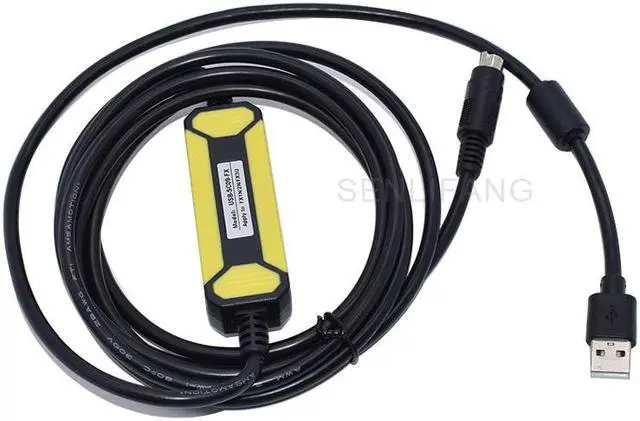 Alt view image 3 of 4 - NEW USB-SC09-FX FX-USB-AW For Mitsubishi MELSEC FX Series PLC Programming Cable USB To RS422 Adapter Data Download Line