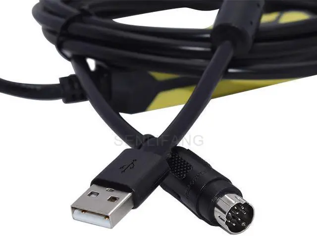 Alt view image 4 of 4 - NEW USB-SC09-FX FX-USB-AW For Mitsubishi MELSEC FX Series PLC Programming Cable USB To RS422 Adapter Data Download Line