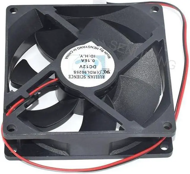 Alt view image 3 of 5 - Original authentic for RDL9025S 9025 DC12V 0.16A 90*90*25MM 2 line refrigerator fan