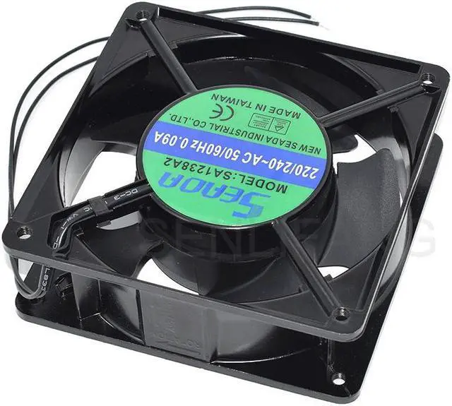 Main image of For SEADA SA1238A2 12CM 12038 AC50/60Hz 220/240V 0.09A 2-Wire Industrial Control Cabinet Exhaust Cooling Fan Tested OK