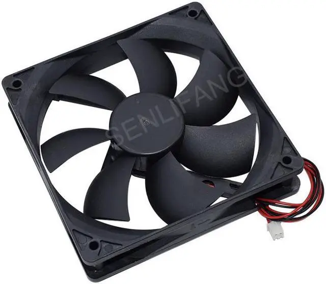Alt view image 2 of 3 - For Alpine Cooler DF1202512SELI 120*120*25mm PSU Chassis Fan DC 12V 0.16A 1.92W Two Lines Computer Cooling Well Tested