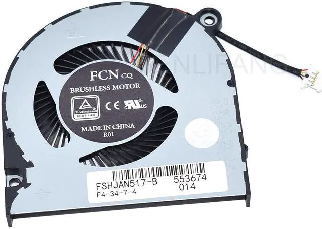 Alt view image 5 of 6 - Notebook PC Fans Radiator Cooler GPU CPU Cooling Fan For Acer Nitro 5 AN515-43 AN515-54 AN517-51 Nitro7 AN715-51 N18C3 New